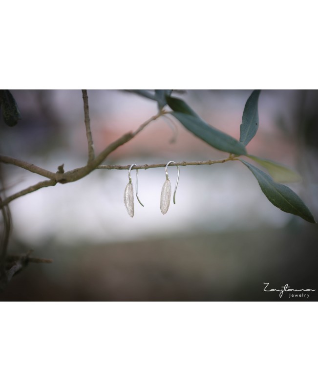 Natural Leaf Dangling Earring